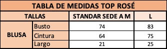 TOP ROSÉ - Standar